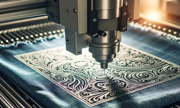 Lasergravierte Stoffe