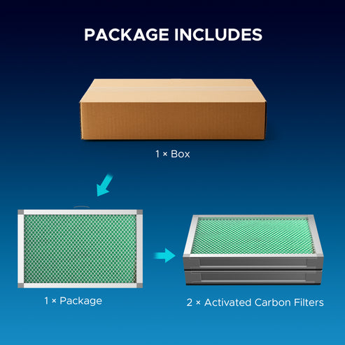 Filtre de remplacement au charbon actif pour extracteur de fumée LSP-300
