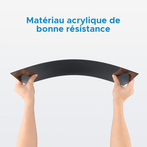 10 plaques acryliques noires semi-transparentes pour gravure et découpe laser, routeur CNC, bricolage et artisanat