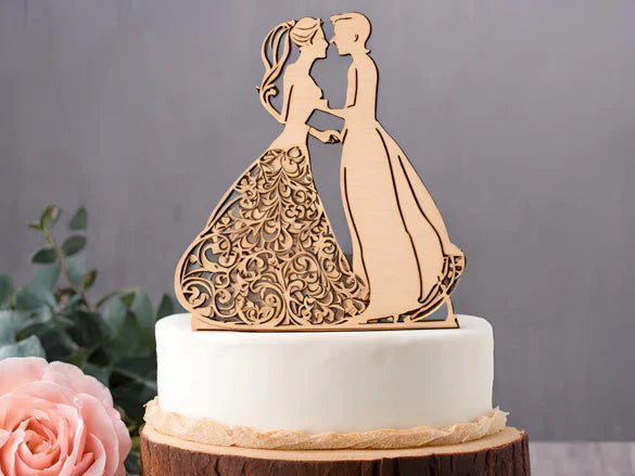 21 idées éblouissantes pour des décorations de mariage découpées et gravées au laser