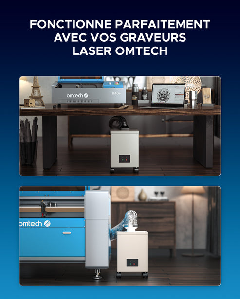 Extracteur de Fumée avec Filtre à 3 Couches et une Hotte d'Aspiration | LSP-0180