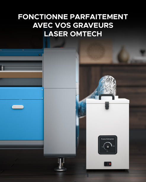 Extracteur de fumée 85W avec filtre 2 couches pour découpeuse laser | LSP-0080