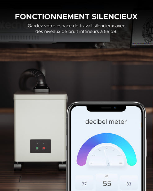 Extracteur de Fumée avec Filtre à 3 Couches et une Hotte d'Aspiration | LSP-0180