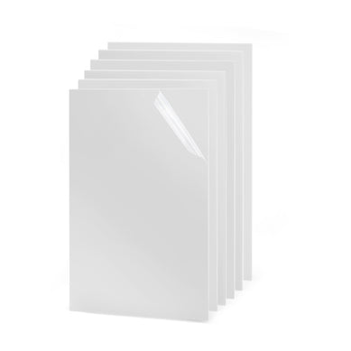 10 plaques en méthacrylate blanc semi-transparent pour gravure et découpe laser, routeur CNC, bricolage et artisanat