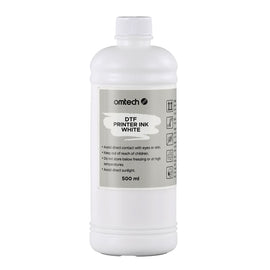 Encre blanche OMTech DTF, recharge de 500 ml d'encre pigmentaire pour impression sur film de transfert thermique