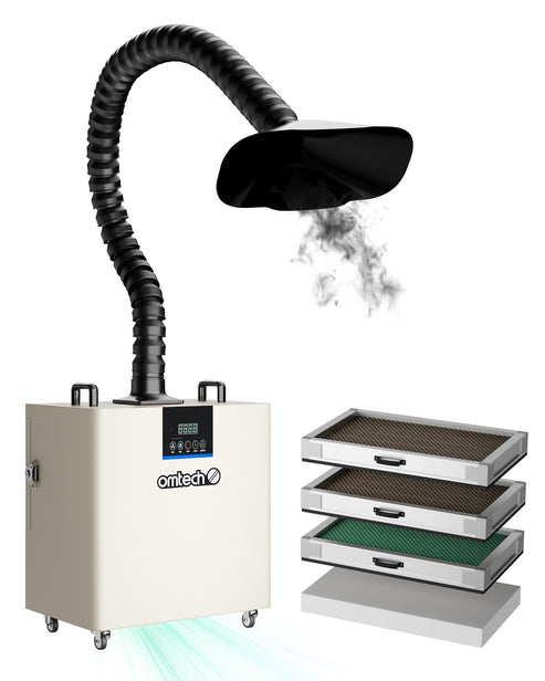 Extracteur de fumée 300W avec filtre 4 couches pour découpeuse laser | LSP-300