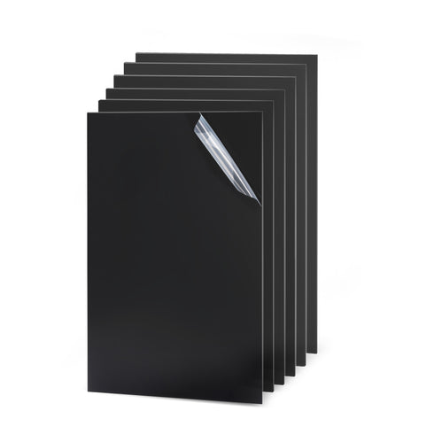 10 plaques acryliques noires semi-transparentes pour gravure et découpe laser, routeur CNC, bricolage et artisanat