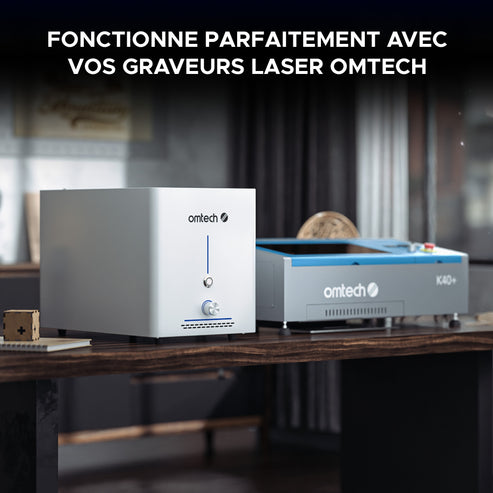 Extracteur de fumée 60W avec filtre 2 couches pour découpeuse laser | LSP-0060