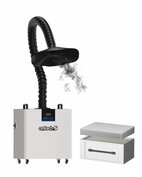 Extracteur de fumée 300W avec filtre 4 couches pour découpeuse laser | LSP-300