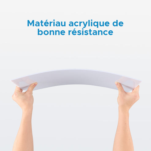10 plaques en méthacrylate blanc semi-transparent pour gravure et découpe laser, routeur CNC, bricolage et artisanat