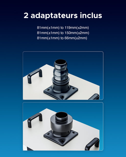 Extracteur de fumée 300W avec filtre 4 couches pour découpeuse laser | LSP-300