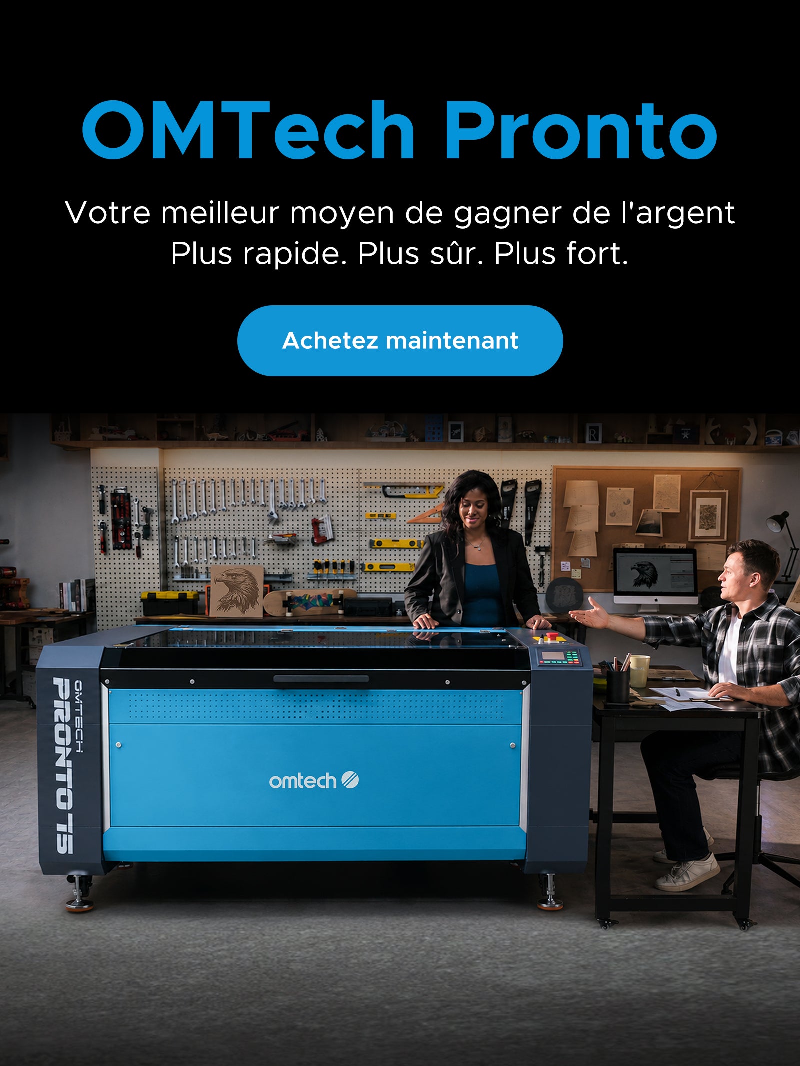 Omtech lasercutter