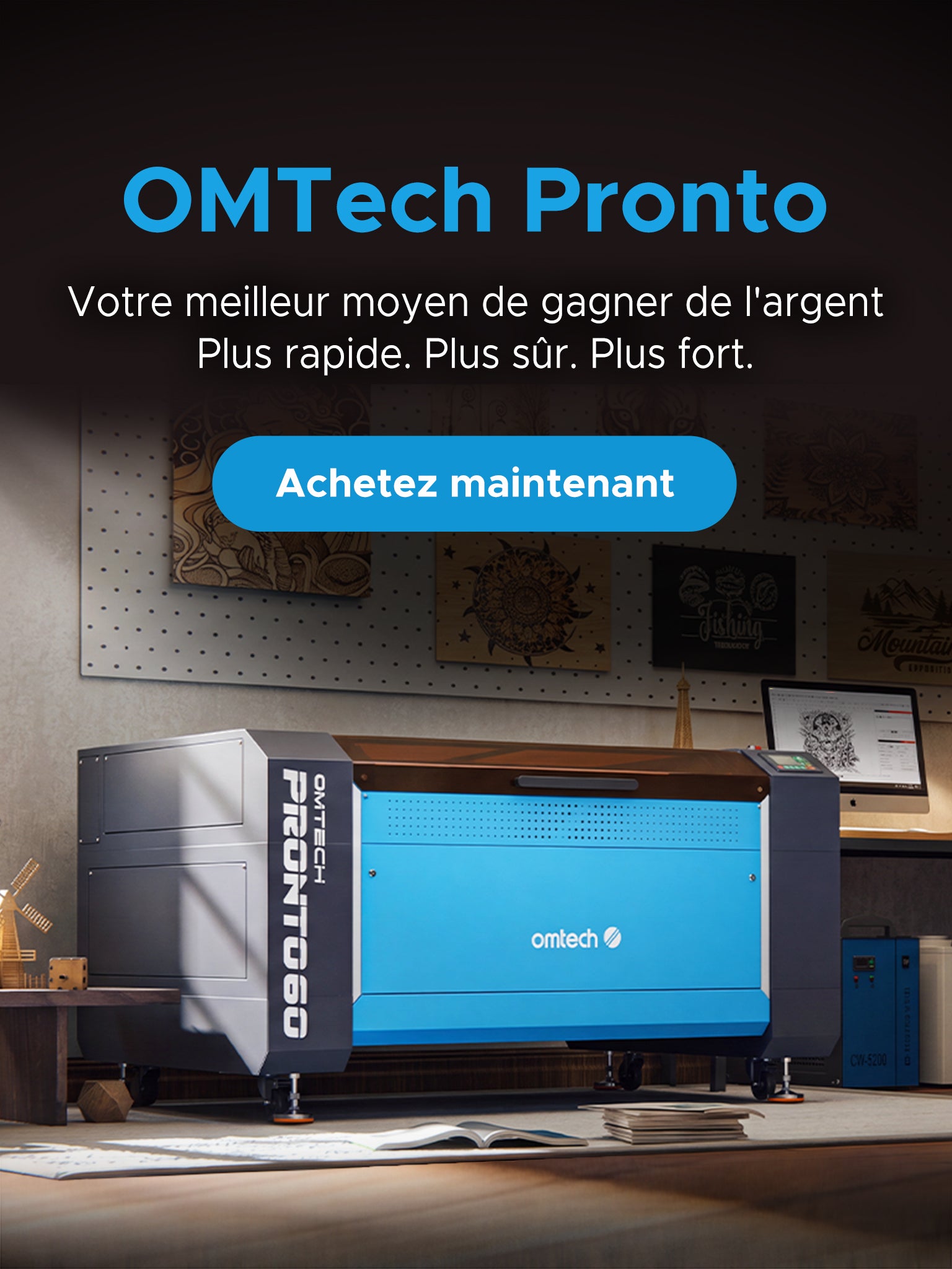 Omtech lasercutter