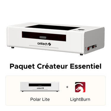 55W Desktop Graveur laser et Découpe laser avec surface de gravure de 500x300mm | Polar Lite