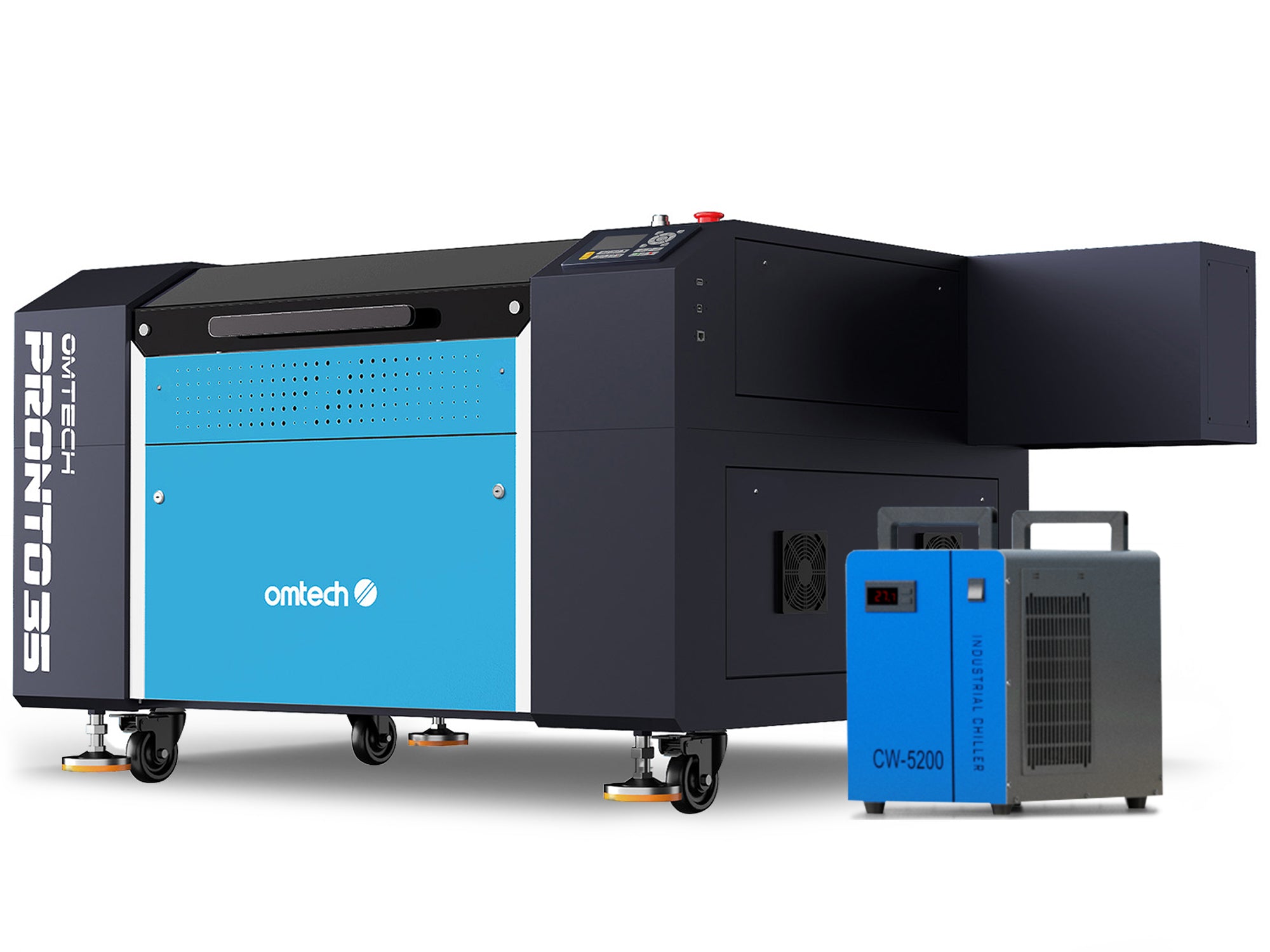 100W Graveur et découpeur laser CO2 avec 700X500mm Zone de Travail, Autofocus |  Pronto-35X