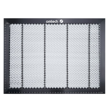 Table en nid d'abeille en aluminium pour machines de gravure laser ( sans protection contre la combustion)