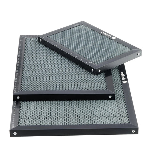 Table en nid d'abeille en aluminium pour machines de gravure laser ( sans protection contre la combustion)