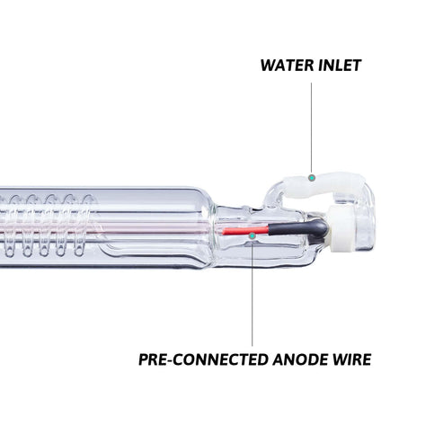 60W CO2 Laser Tube Graveur metal laser et decoupe laser